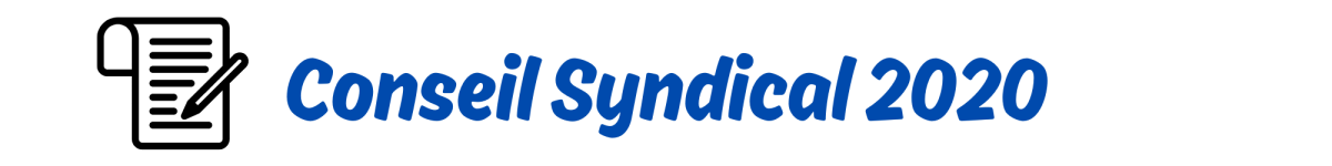 Conseil Syndical 2020
