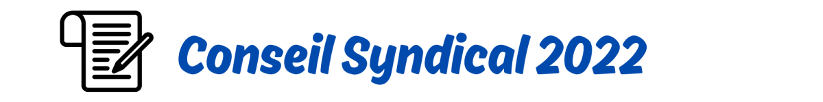 Conseil Syndical 2022